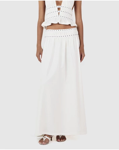 Ownley - Tabby Studed Midi Skirt
