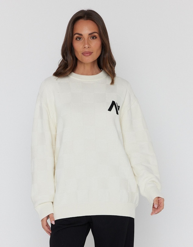 ALEXANDRA - Catier Knit Jumper Ivory