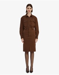 Bardot - Tybi Cotton Midi Skirt