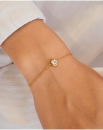 Ania Haie - Ania Haie Gold Solitaire Bracelet