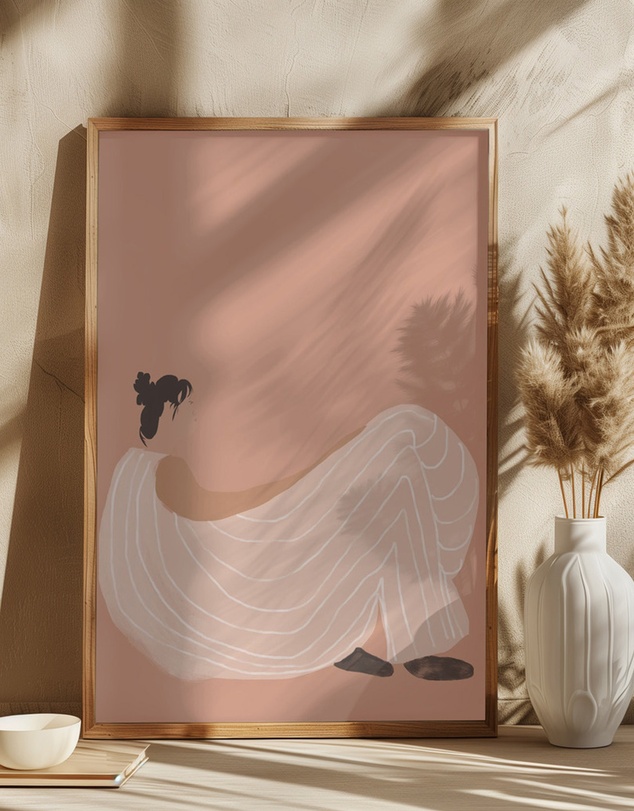 Olive et Oriel - Basked Sun by Casa Cartissi Art Print