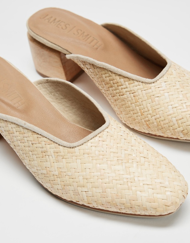 JAMES | SMITH - Cafe Society Woven Mules