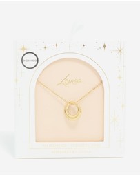 Lovisa - Waterproof Gold Plated Stainless Steel Disc Pendant Necklace