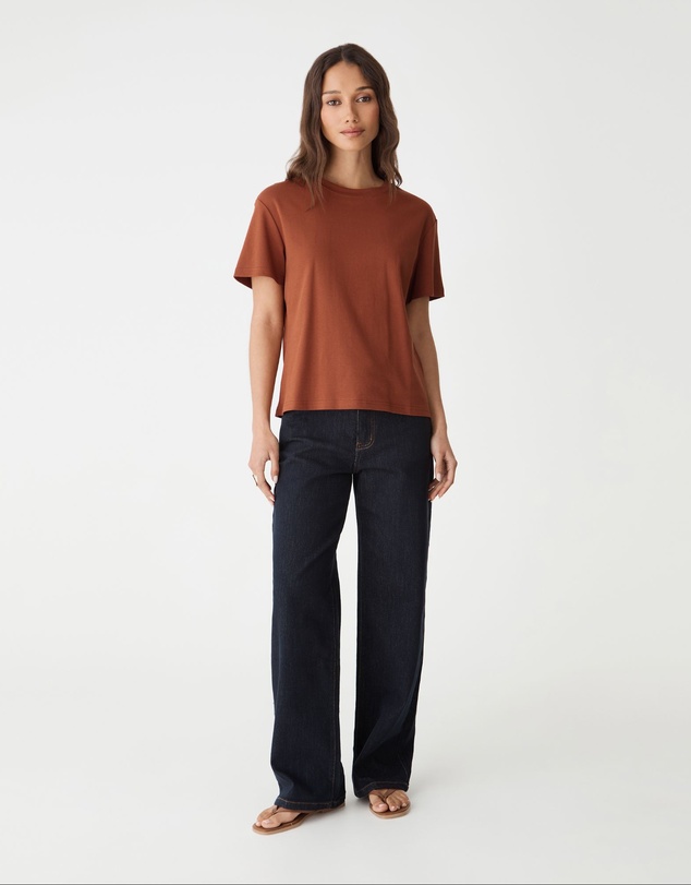 Forcast - May Relaxed Cotton T-shirt