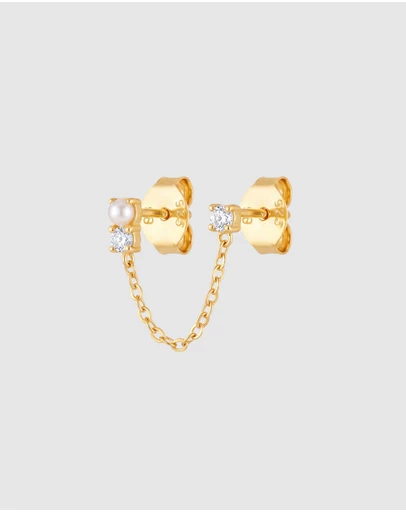 HOUSE OF SLANI - Dainty Gold Sophia Earrings