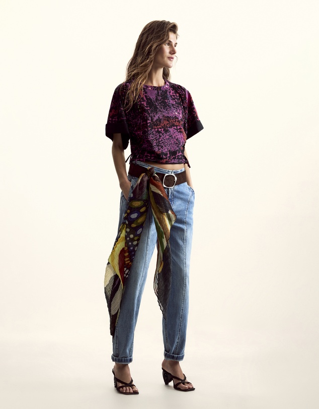 Desigual - Ethnic T-shirt designed by Mr. Christian Lacroix