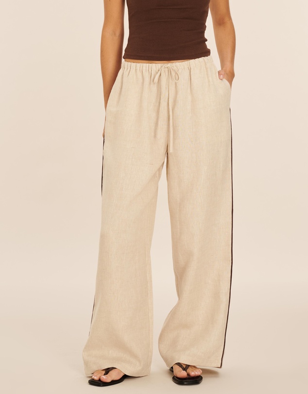AERE - Cleo Linen Relaxed Pants