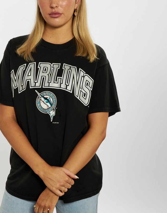 Vintage by The Real Deal - Pre Loved - Vintage MLB Florida Marlins Tee