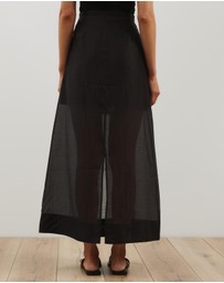 Atmos&Here - Lola Organza Sheer Maxi Skirt