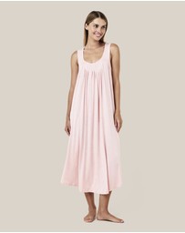 Papinelle - Kate Modal Soft Pleat Front Maxi Nightie
