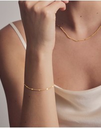 SAINT VALENTINE - Fine Heart Chain Bracelet - Gold