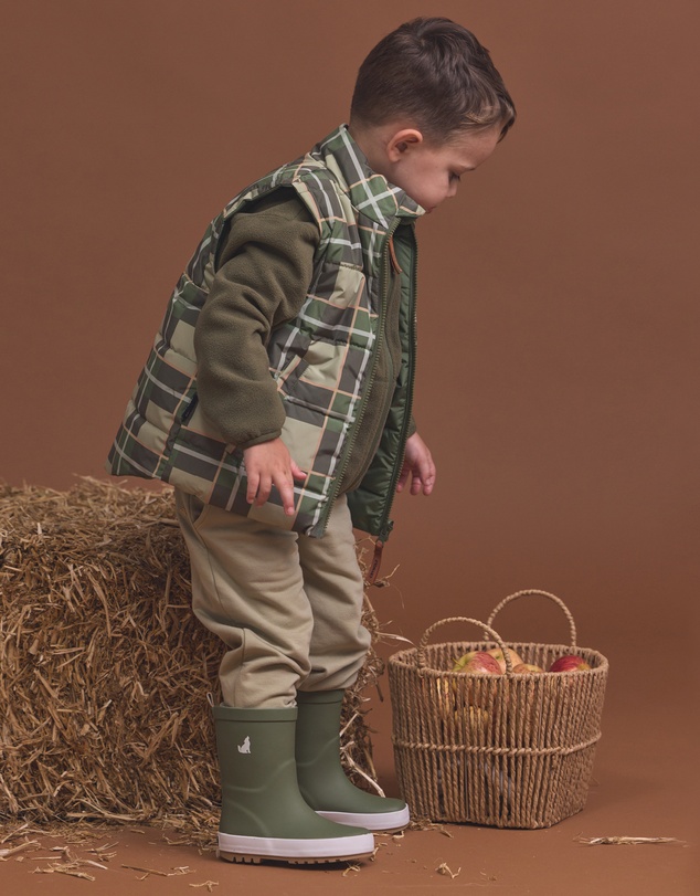 Crywolf - REVERSIBLE ECO-VEST Field Plaid