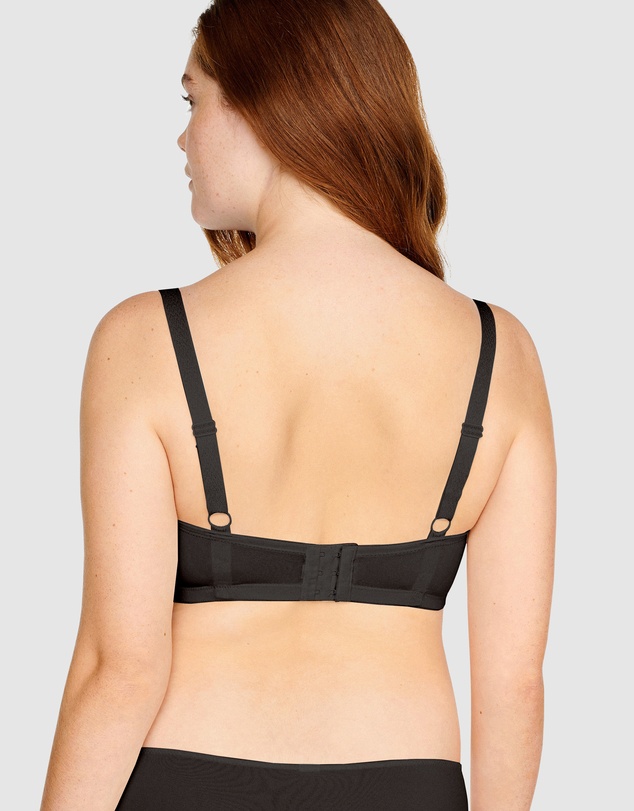 Naturana - Houndstooth Pattern Seamless Wirefree Bra
