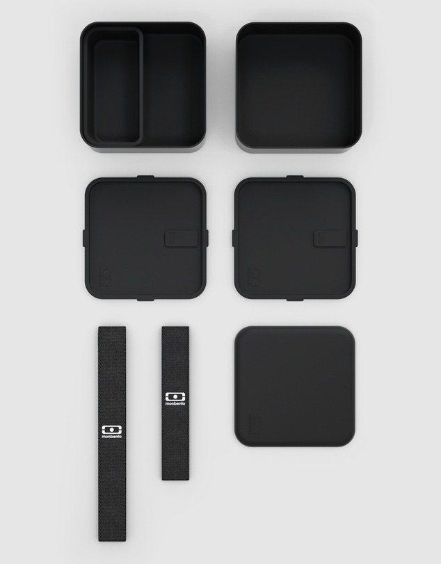 Monbento - Monbento Mb Square Bento Box - Black Onyx
