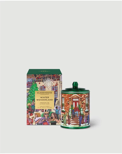 Glasshouse Fragrances - Winter Wonderland 380g Soy Candle