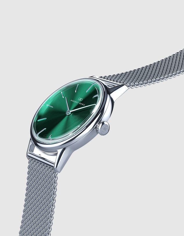 August Berg - Serenity 32mm Stainless Steel Mesh Watch