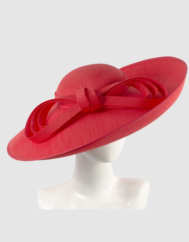 Max Alexander - Bright Red Wide Brim Hat