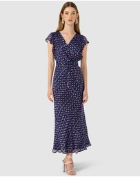 SACHA DRAKE - Fleur De Ly Midi Dress