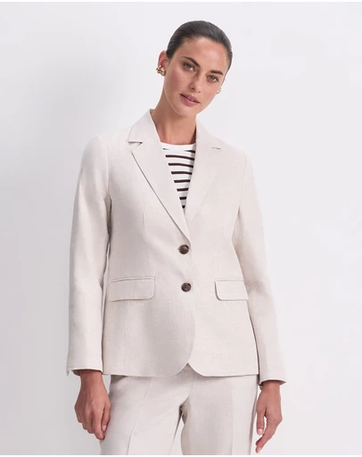 Sportscraft - Freya Short Linen Blazer