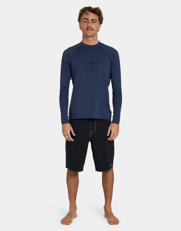 Billabong - Mens Boxed Arch Regural Fit Long Sleeve Rashguard