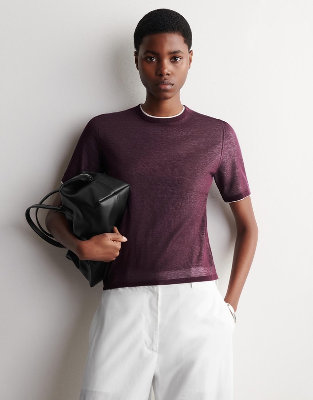 COS - Layered Knitted T-Shirt