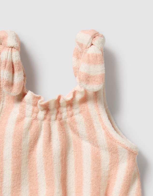 Wilson & Frenchy - Organic Terry Tie Playsuit - Babies