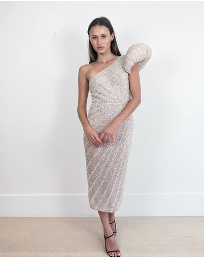 Cirkular - Pre-Loved - Rachel Gilbert Phoebe One-Shoulder Dress