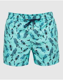 Tolu Australia - Boardshorts with Whale Sharks