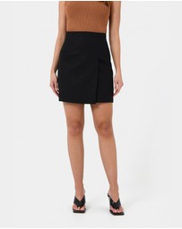 Forcast - Nia Mini Linen Skirt