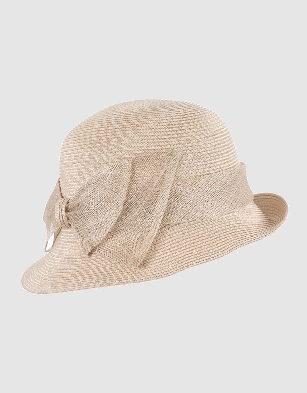 Max Alexander - Summer Beige Cloche Hat