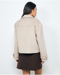 AERE - Sofia Wool Blend Jacket