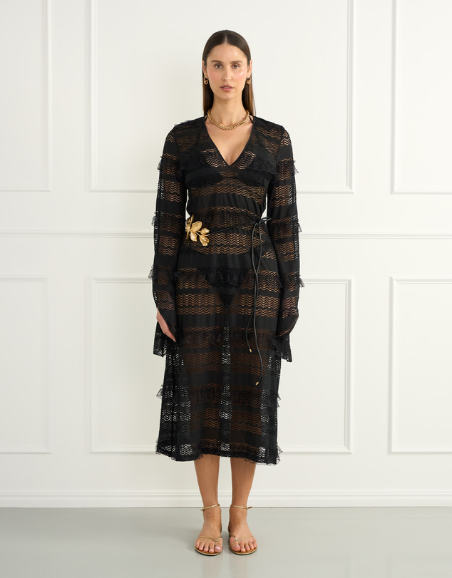 Heaven Australia - Black Isabella Maxi Dress