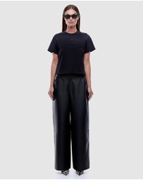 ENA PELLY - Washed Debossed Relaxed Baby Tee