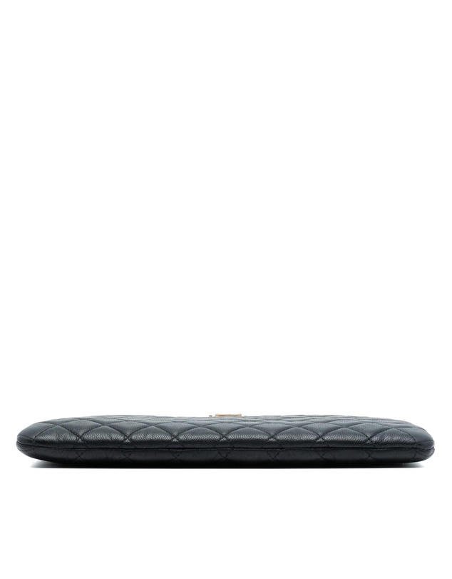 Pre-Loved by Azura Reborn - Pre-Loved Medium Quilted Caviar Boy O Case Clutch