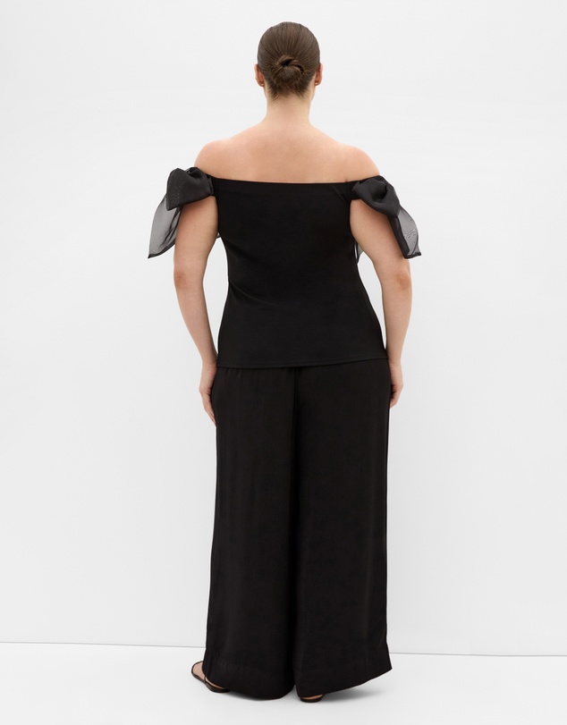 City Chic - Macie Bow Detail Top