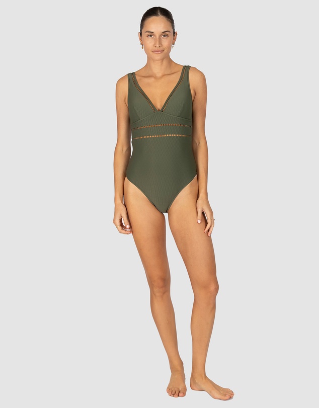 Baku Swimwear - Rococco Longline One Piece Swimsuit