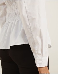 Atmos&Here - Tilly Gathered Waist Shirt