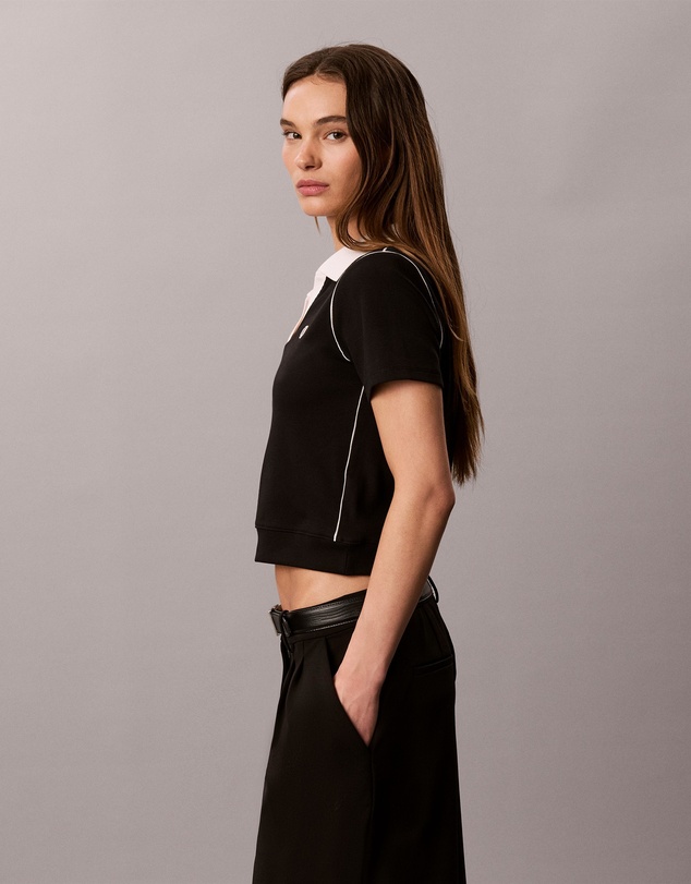 Calvin Klein Jeans - Slim Ribbed Cotton Polo Shirt