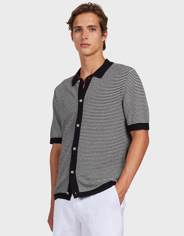 Academy Brand - Gatsby Stripe SS Knit