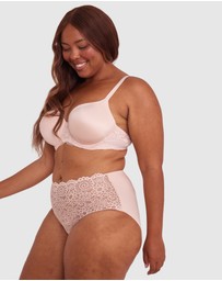Bras N Things - Audrey Full Brief Knicker - Blush Pink