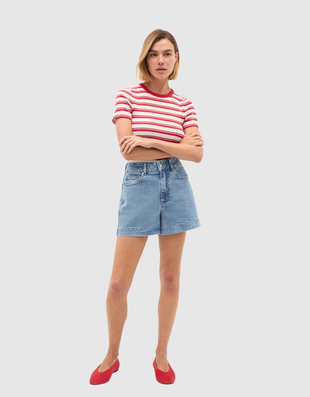Seed Heritage - Stripe Rib Tee