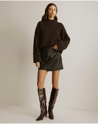 Atmos&Here - Marnie Mock Neck Knit Jumper