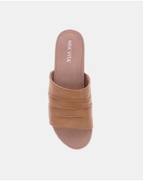Mia Vita - Elle Slide - Tan
