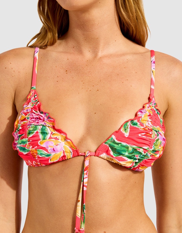 Seafolly - Hothouse Flowers Triangle Bikini Top