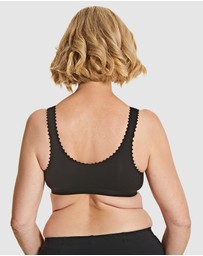 Royce Lingerie - Comfi Cotton Wirefree Press Stud Front Open Bra