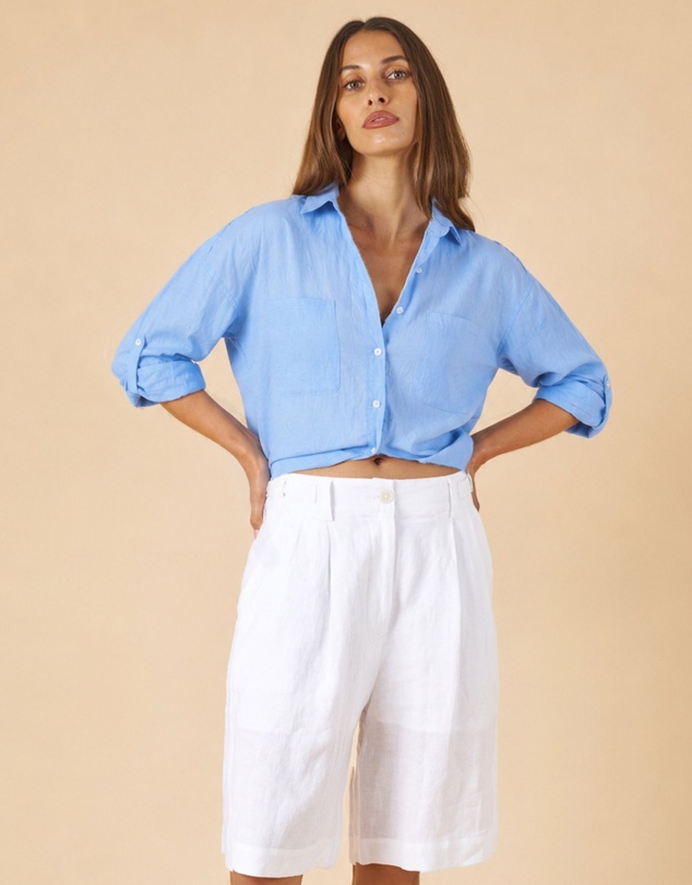 CAMIXA - Luna Oversize Linen Shirt