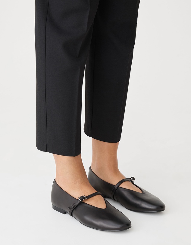 Forcast - Emma Leather Ballet Flats