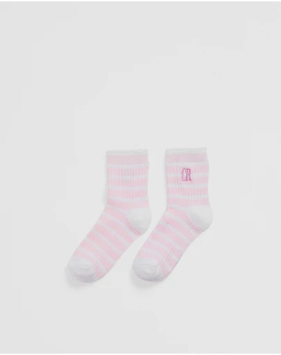 Country Road - Rib Quarter Crew Sock