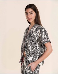 Gingerlilly - Daphne Cotton Sateen Short Set
