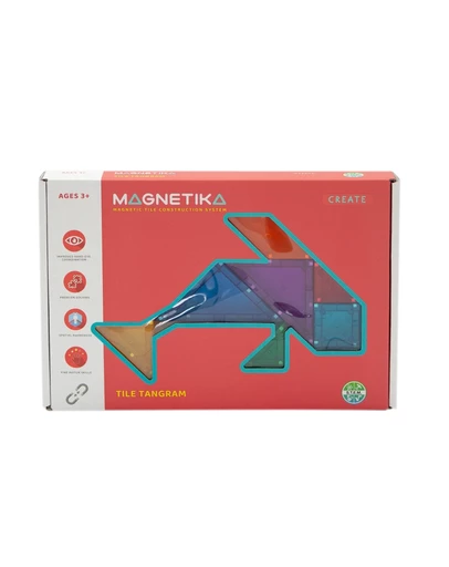 Magnetika - Magnetic Tile Tangram 61 Piece